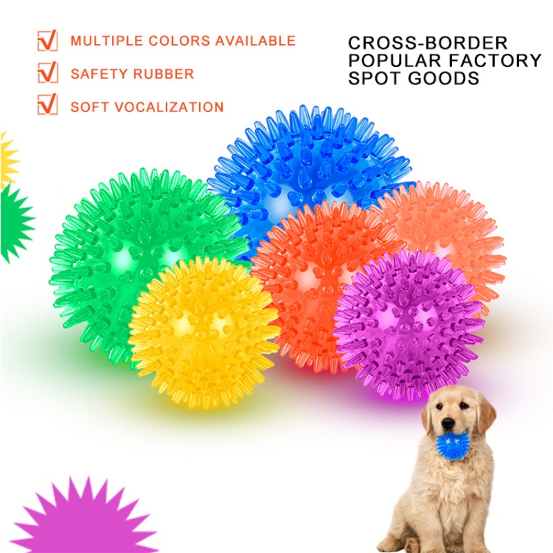 Interactive Squeaky Plush Dog Toy - كرة لعبة الحيوانات الأليفة للقطط والكلاب
