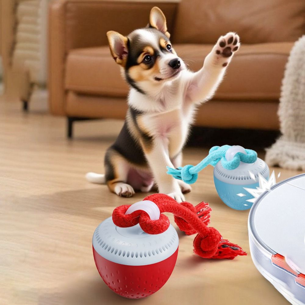 Automatic Moving Dog Ball - كرة لعبة ذكية للحيوانات الأليفة مقاومة