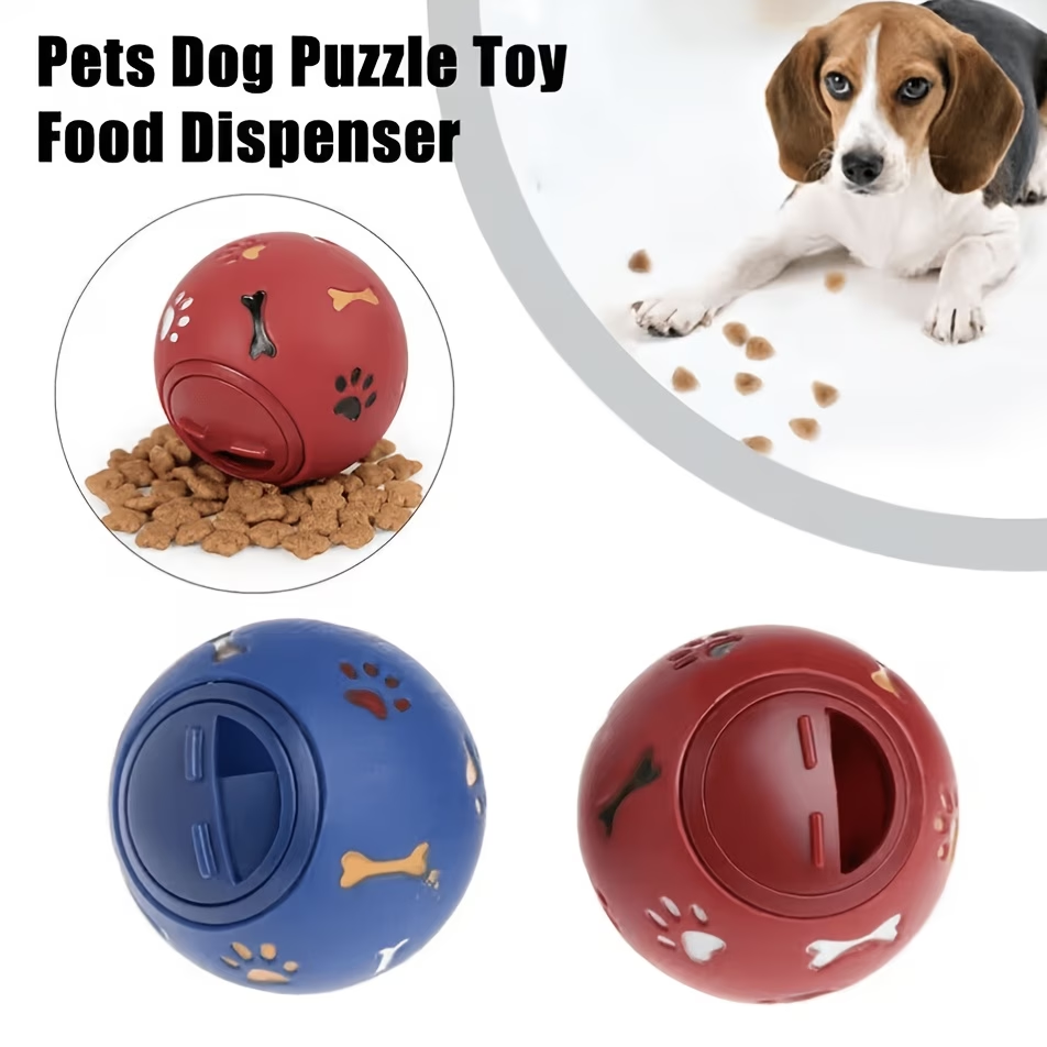 Dog Puzzle Feeder Toy - كرة توزيع الطعام للكلاب والقطط، لعبة