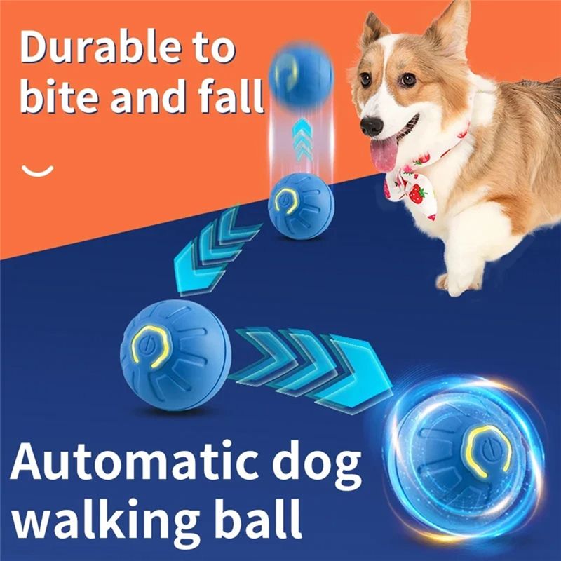 Automatic Moving Dog Ball - كرة ذكية للكلاب AT84-2PCS، كرة إلكترونية