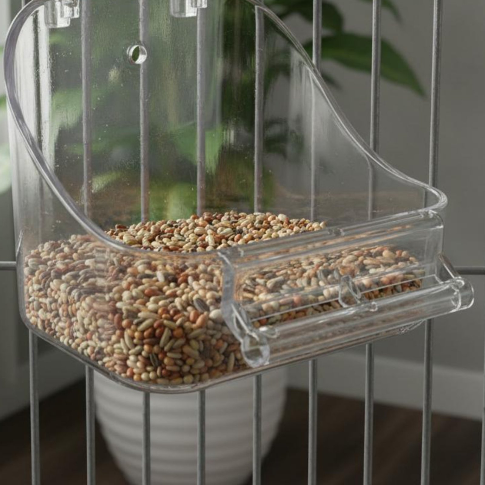 Pet Feeders - وعاء طعام للطيور قابل للإزالة مع