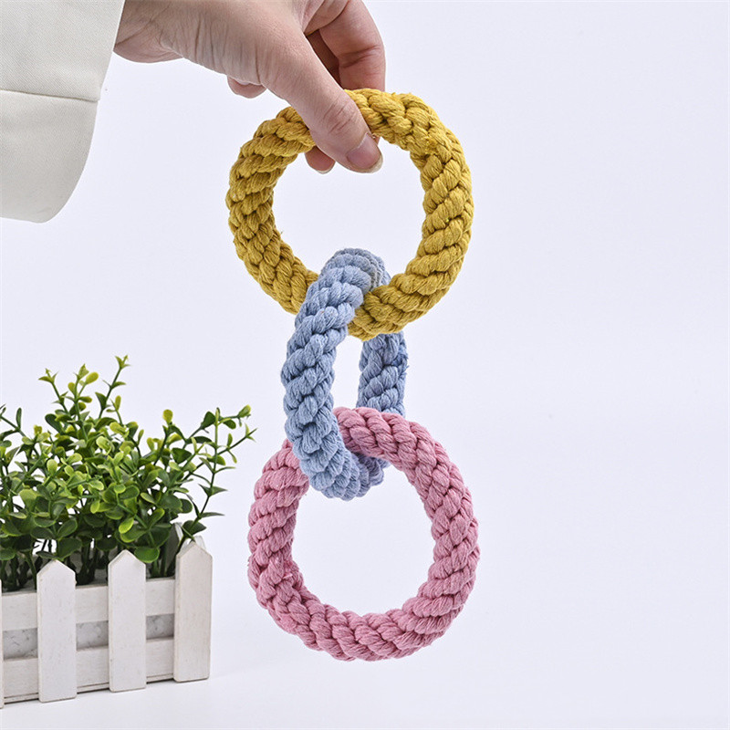 Dog Rope Toy Aggressive Chewers - 1 قطعة ألعاب مضغ صعبة كبيرة