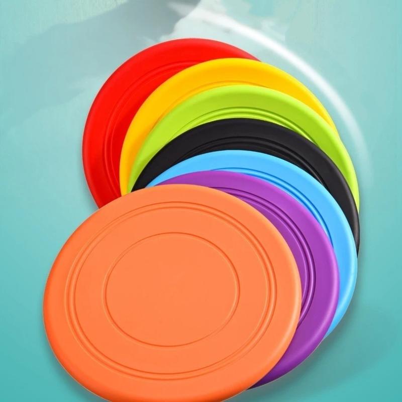 Flying Disc Dog Training Toy - لعبة طبق طائر تفاعلية من السيليكون