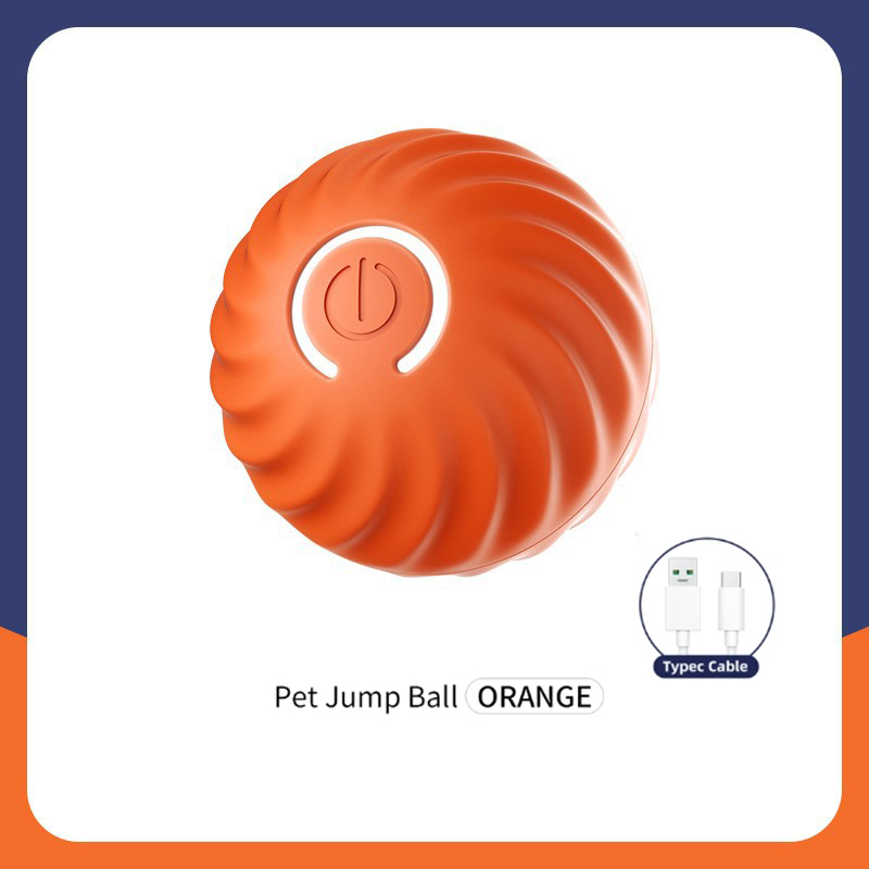 Automatic Moving Dog Ball - كرة حيوانات أليفة تفاعلية كهربائية تتحرك