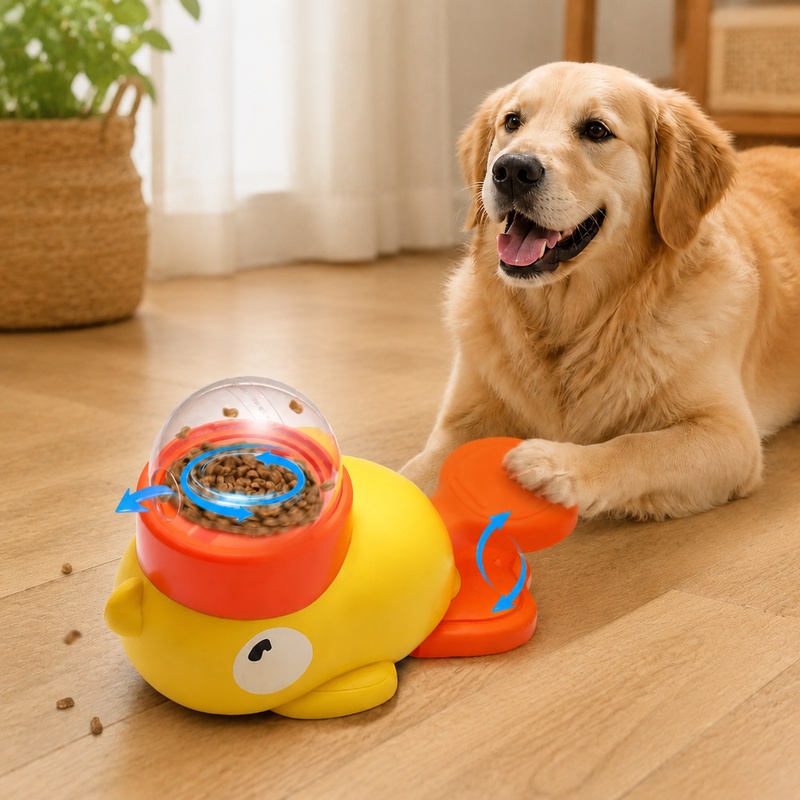 Dog Puzzle Feeder Toy - لعبة تدريب الحيوانات الأليفة التفاعلية على