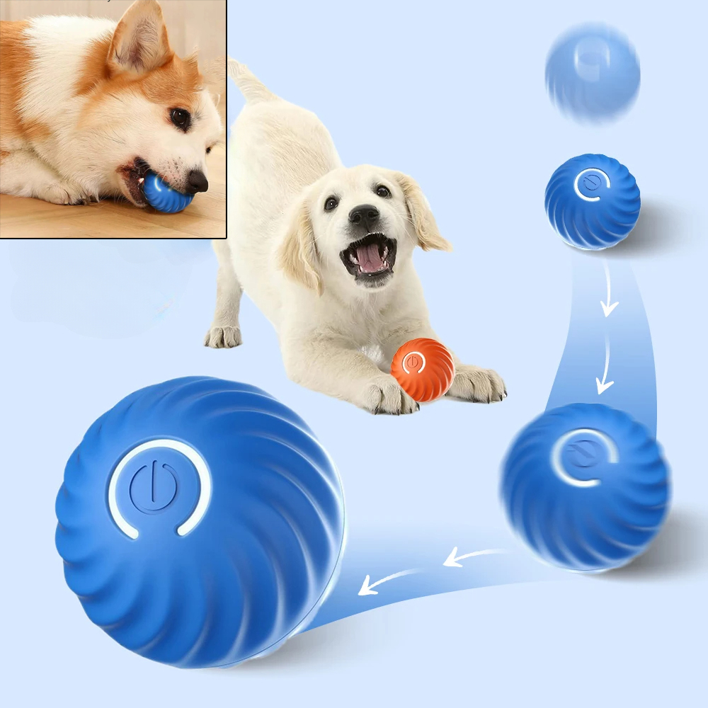 Automatic Moving Dog Ball - كرة لعبة للكلاب تتحرك تلقائيًا وتنبض