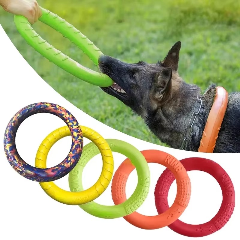 Flying Disc Dog Training Toy - ألعاب الكلاب، أقراص طائرة للحيوانات الأليفة،