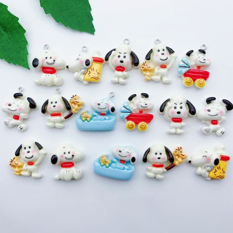 Dog Toys - 12 قطعة من قلادات الكلاب الكرتونية