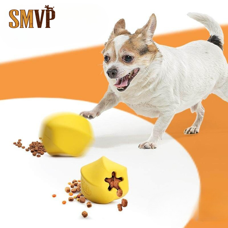 Rubber Treat Dispensing Dog Toy - لعبة موزع طعام للكلاب من المطاط