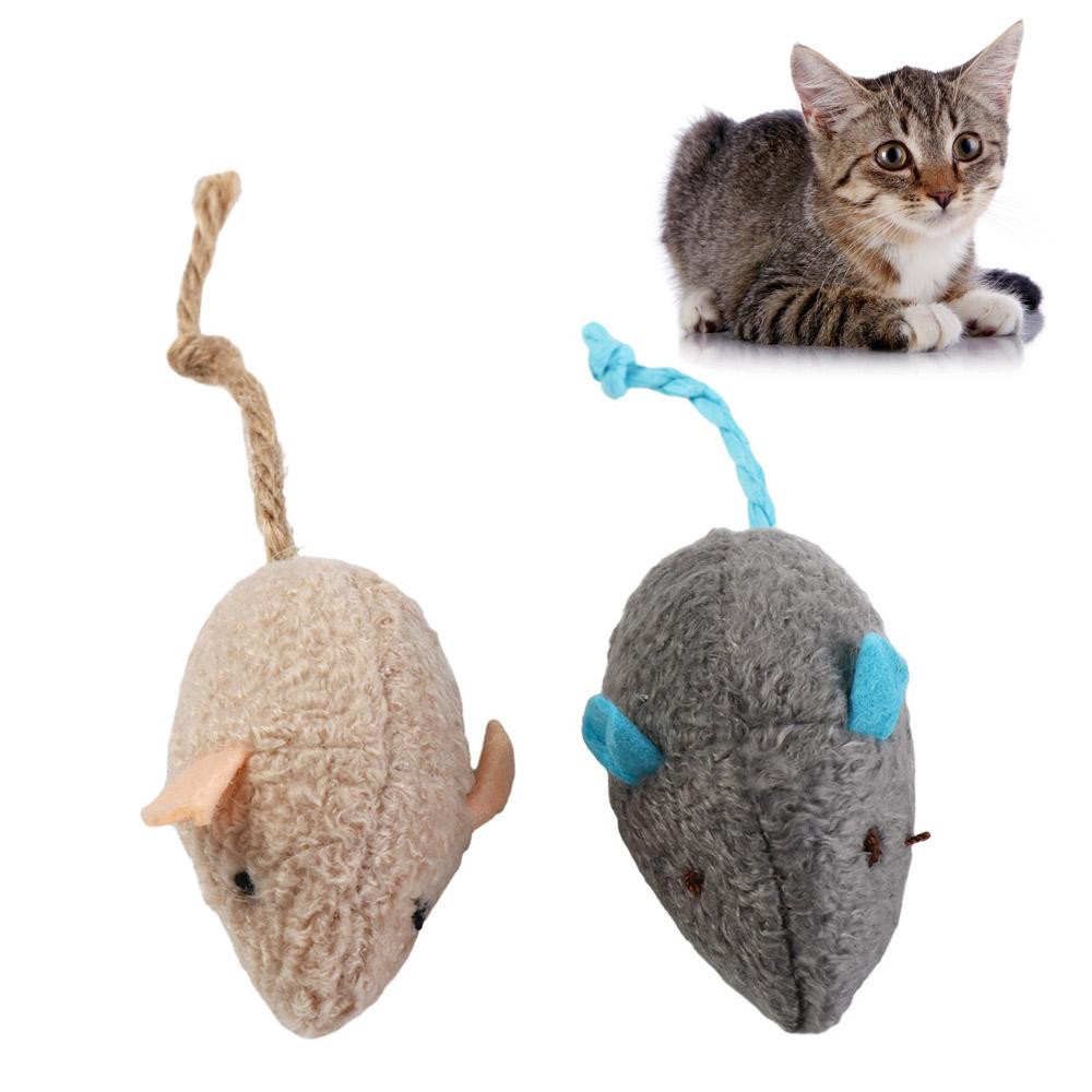 Catnip Interactive Plush Mouse - لعبة تفاعلية مضحكة محمولة للقطط من