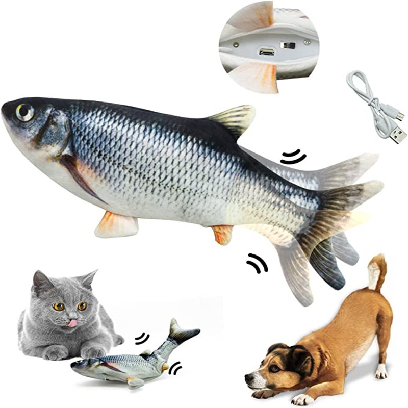 Electric Floppy Fish Dog Toy - ألعاب القطط على شكل سمكة، سمكة