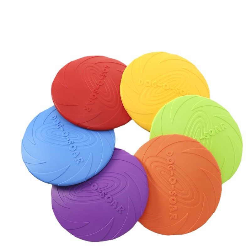 Flying Disc Dog Training Toy - ألعاب للكلاب: قرص طائر من السيليكون
