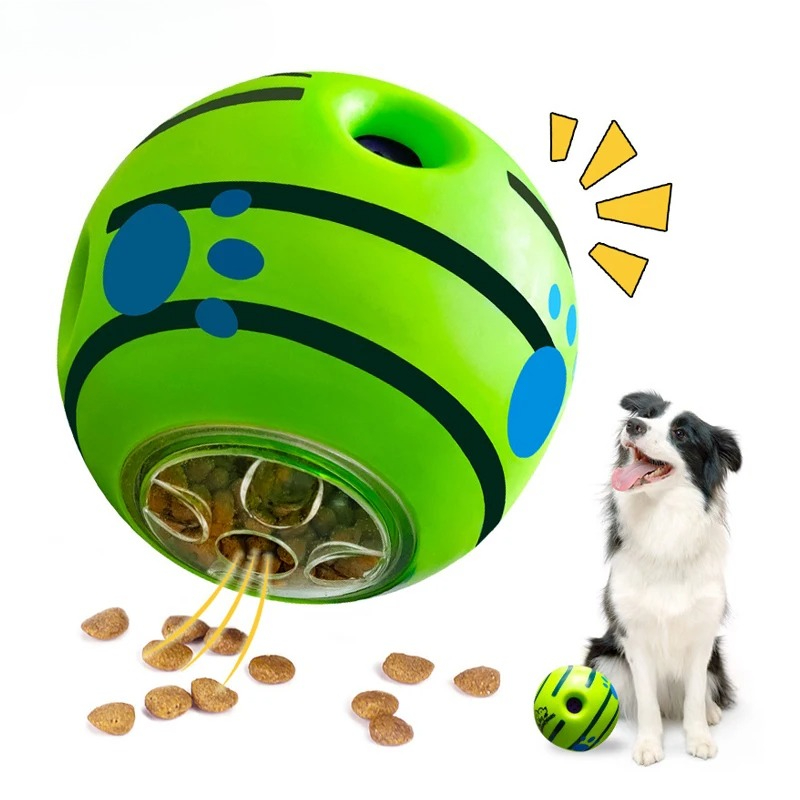 Rubber Treat Dispensing Dog Toy - كرة تفاعلية لتوزيع مكافآت الكلاب، لعبة