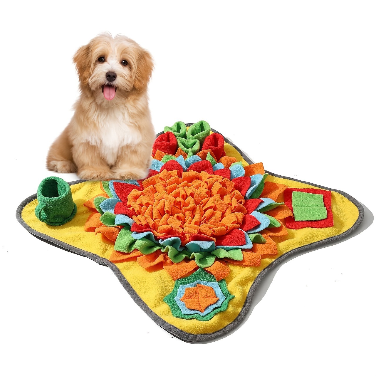 Dog Puzzle Feeder Toy - حصيرة سنفل الحيوانات الأليفة الجيدة للكلاب،