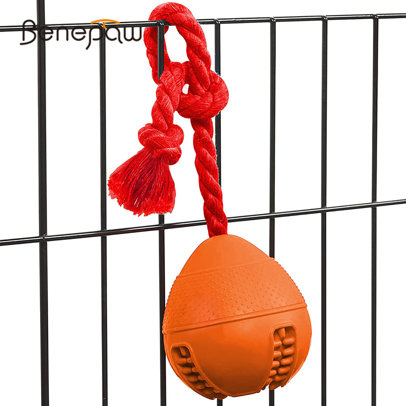 Rubber Treat Dispensing Dog Toy - Benepaw التفاعلية الكلب اللعب صديقة للبيئة