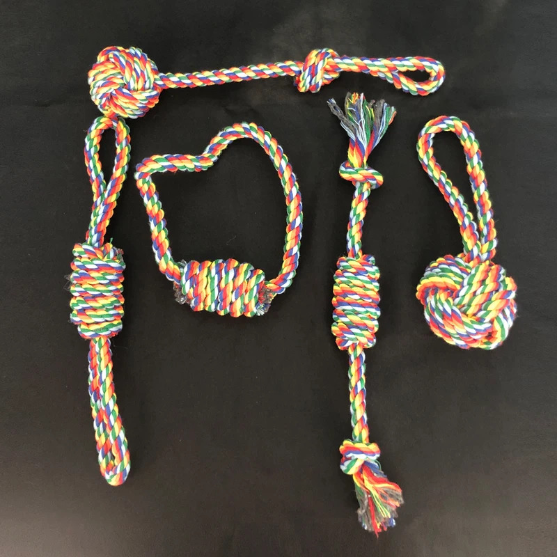 Dog Rope Toy Aggressive Chewers - ألعاب حبل متينة للكلاب للعض الشديد،