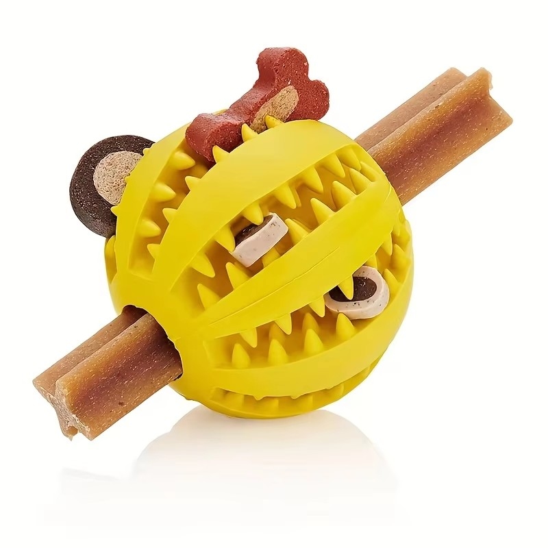 Dog Puzzle Feeder Toy - 1/2 قطعة كرة لعبة للكلاب، كرات
