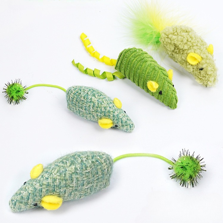 ألعاب القط 3 قطعة ماوس مقلد قط - مراجعة Catnip Interactive Plush Mouse وسعره