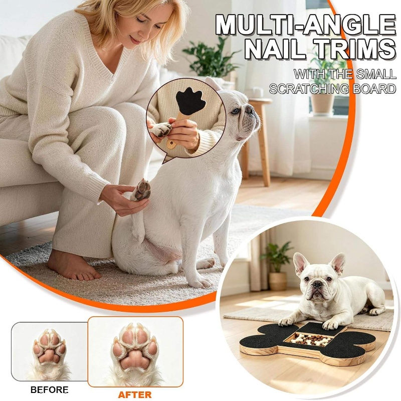 لوح خشبي لخدش الكلاب مع صندوق  - مراجعة Suction Cup Dog Tug Toy وسعره