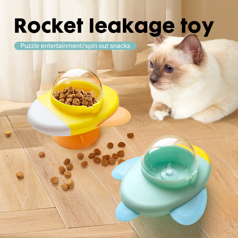 لعبة ألغاز دوارة على شكل صاروخ - مراجعة Dog Puzzle Feeder Toy وسعره
