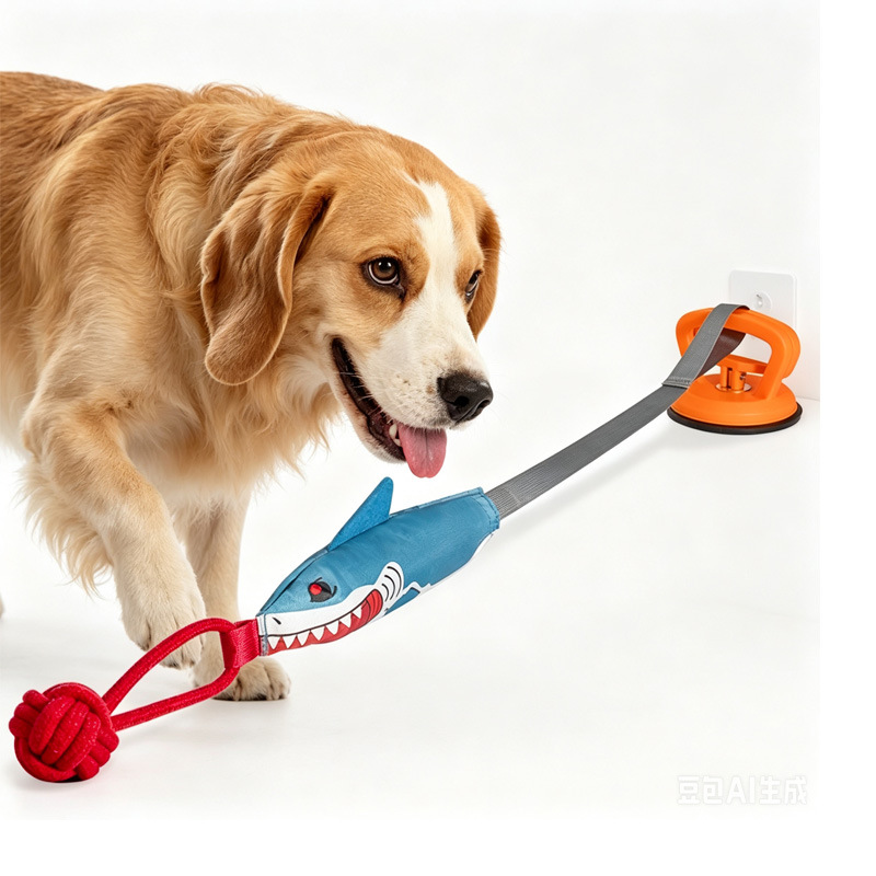لعبة شد الحبل للكلاب بكوب شفط، - مراجعة Suction Cup Dog Tug Toy وسعره