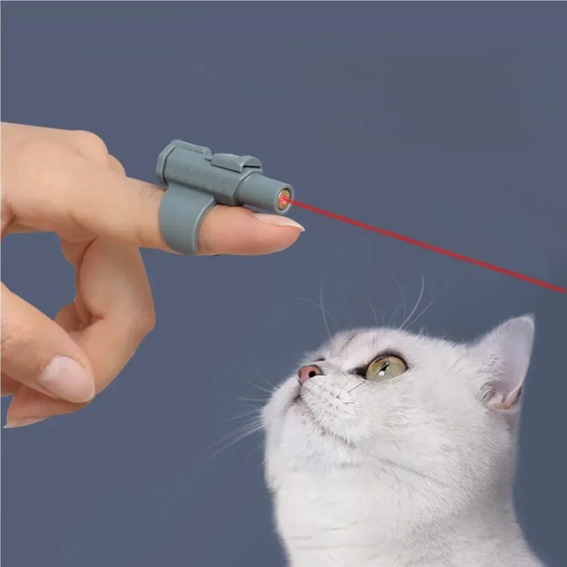 لعبة ليزر محمولة صغيرة للقطط - - مراجعة Laser Pointer Cat Toy Automatic وسعره