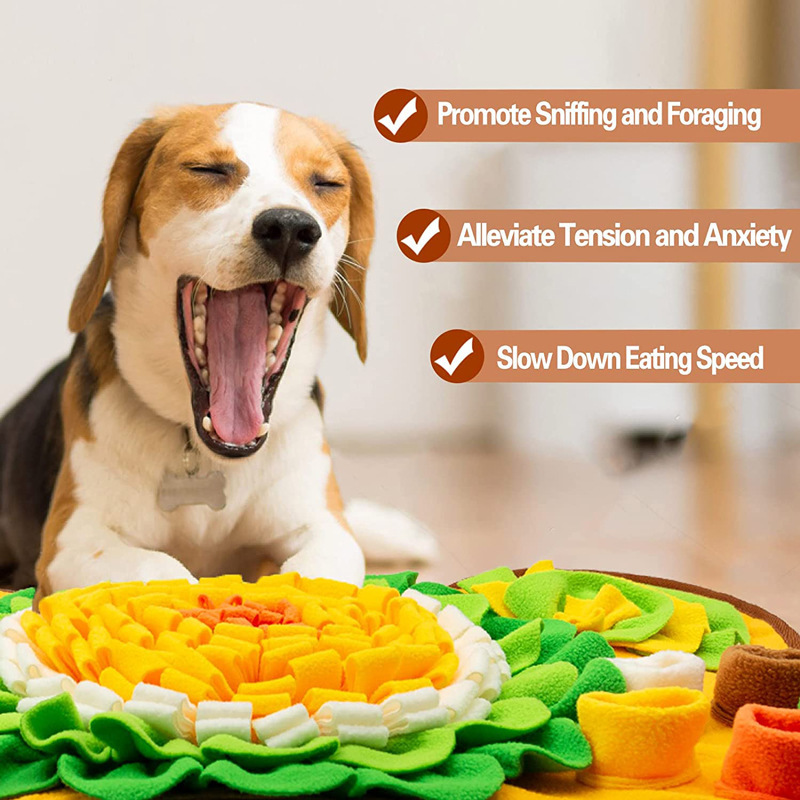 بساط تناول الطعام التفاعلي للك - مراجعة Snuffle Mat For Dogs وسعره