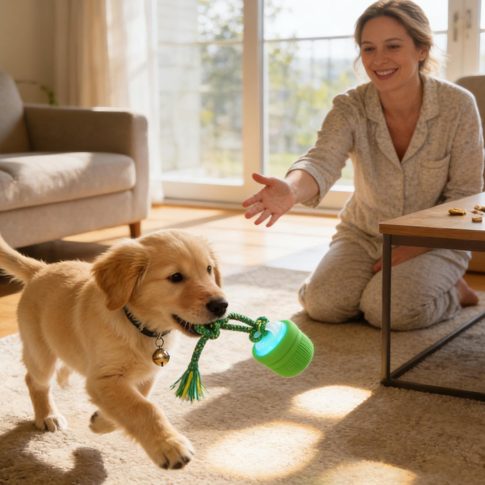 كرة الكلب التفاعلية، كرة متحرك - مراجعة Automatic Moving Dog Ball وسعره