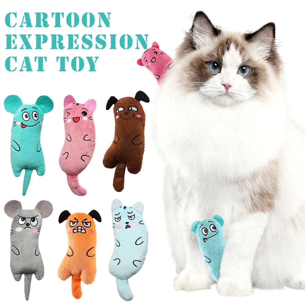 الكرتون التعبير القط اللعب أفخ - مراجعة Catnip Interactive Plush Mouse وسعره