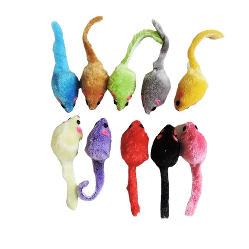 8 قطع من ألعاب القطط الفروية ا - مراجعة Catnip Interactive Plush Mouse وسعره