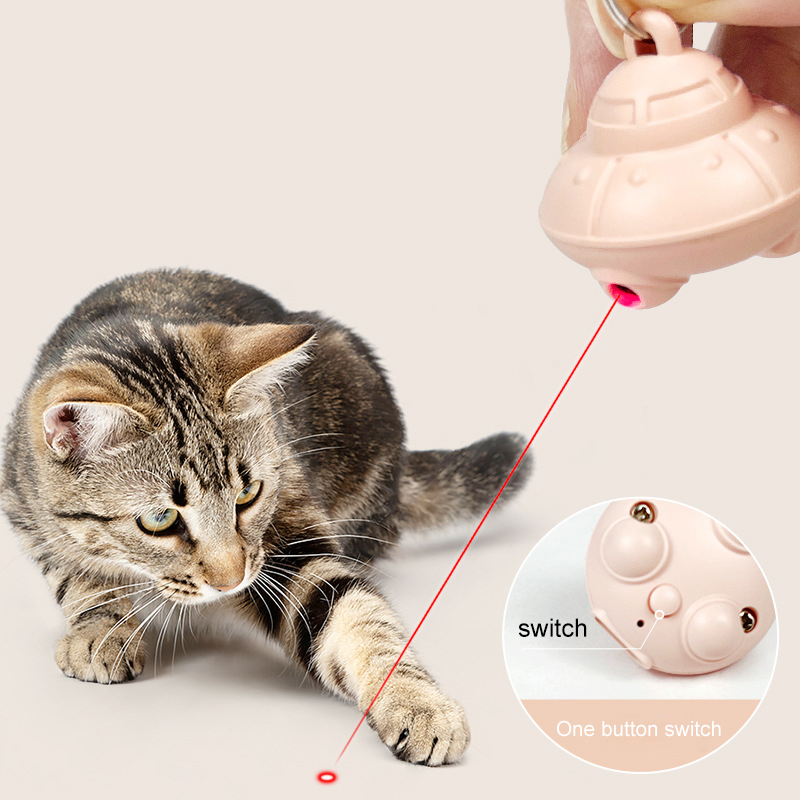 القط لعبة الليزر مؤشر القط طوق - مراجعة Laser Pointer Cat Toy Automatic وسعره