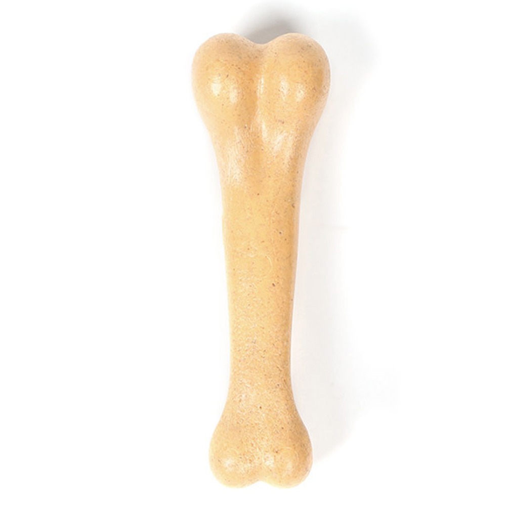 لعبة مضغ على شكل عظمة برائحة ا - مراجعة Teeth Cleaning Dog Chew Bone وسعره