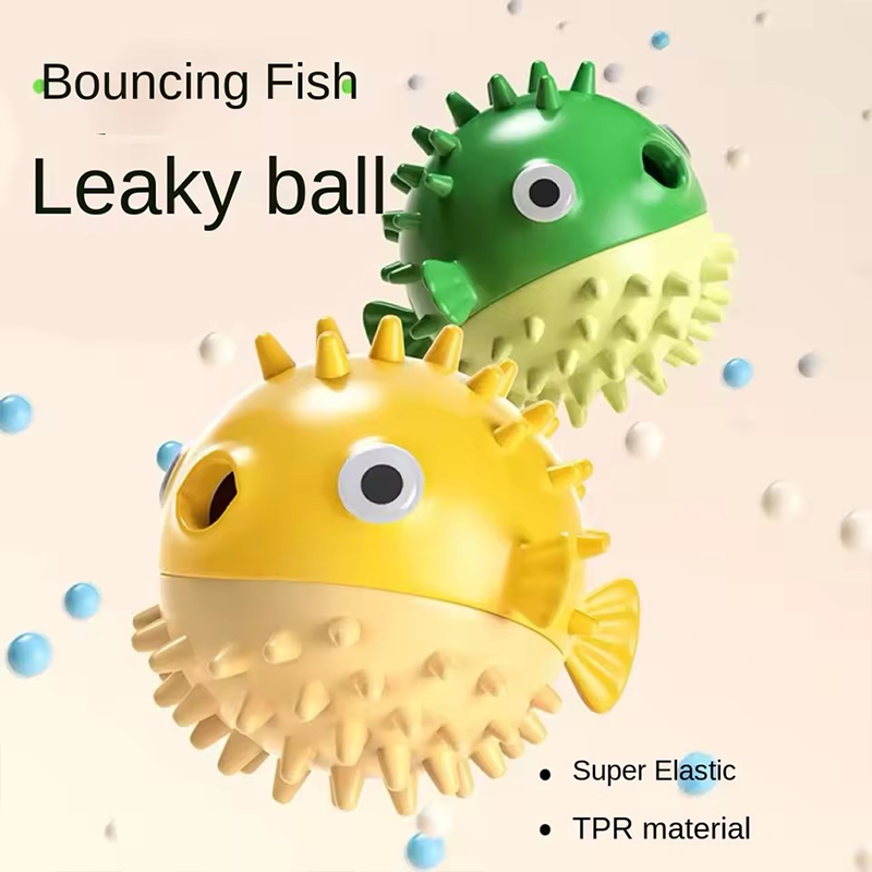لعبة كلب على شكل سمكة ترتد مع  - مراجعة Rubber Treat Dispensing Dog Toy وسعره