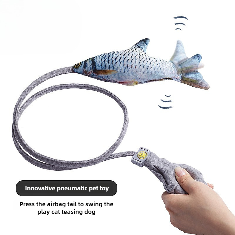 لعبة سمكة كهربائية متحركة مضحك - مراجعة Electric Floppy Fish Dog Toy وسعره
