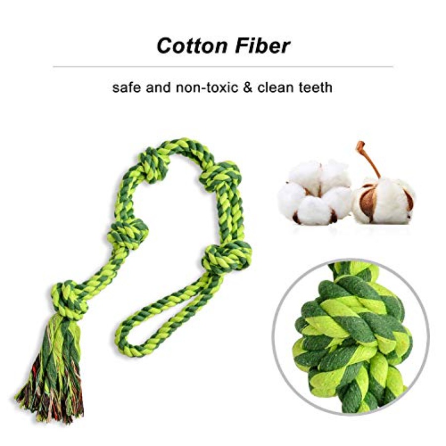 ألعاب للكلاب الكبيرة والمضغوطة - مراجعة Dog Rope Toy Aggressive Chewers وسعره