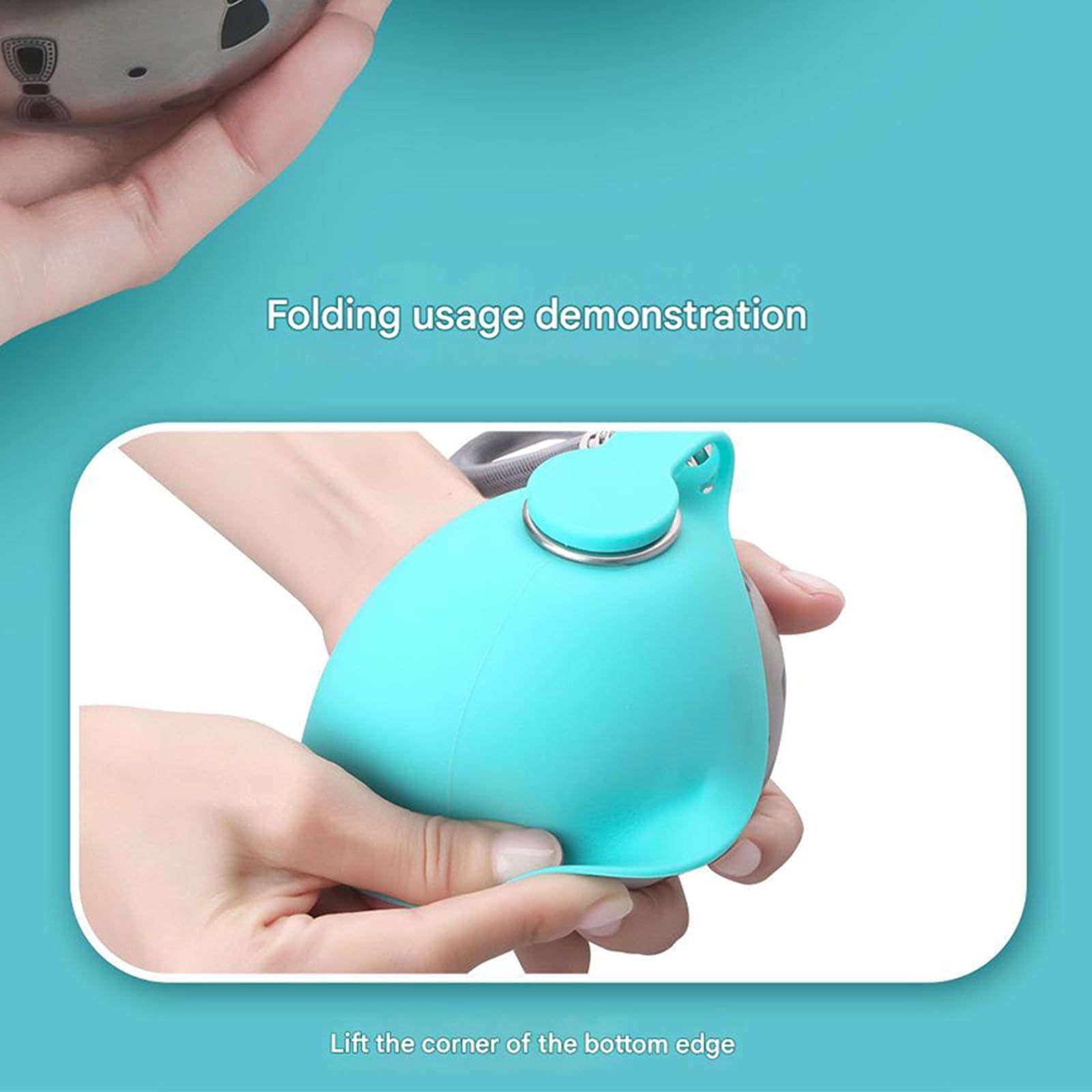 وعاء ماء محمول من السيليكون لل - مراجعة Pet Feeders وسعره