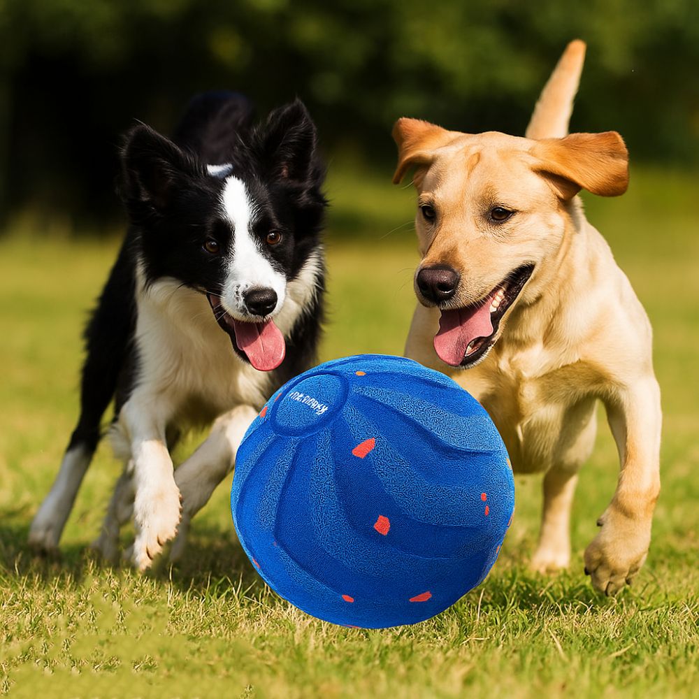 لعبة الكلب الذكية المقاومة للع - مراجعة Automatic Moving Dog Ball وسعره