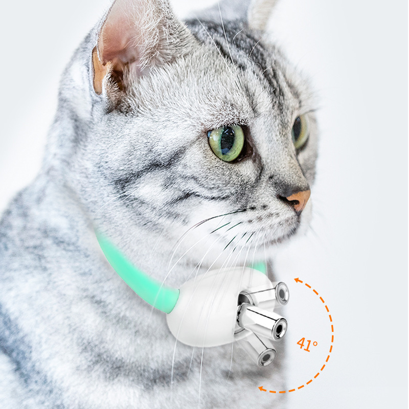 طوق ذكي للقطط بالليزر، أداة تد - مراجعة Laser Pointer Cat Toy Automatic وسعره