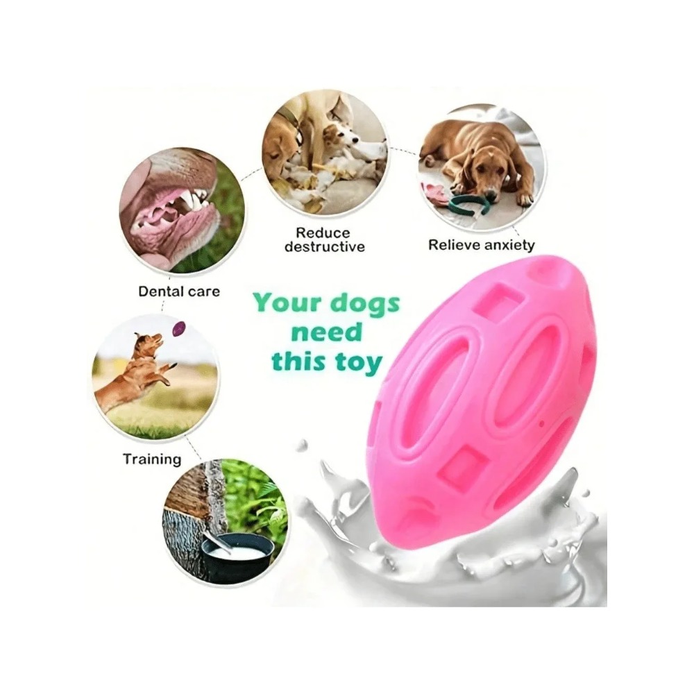 كرة رجبي غير قابلة للتدمير تصد - مراجعة Interactive Squeaky Plush Dog Toy وسعره
