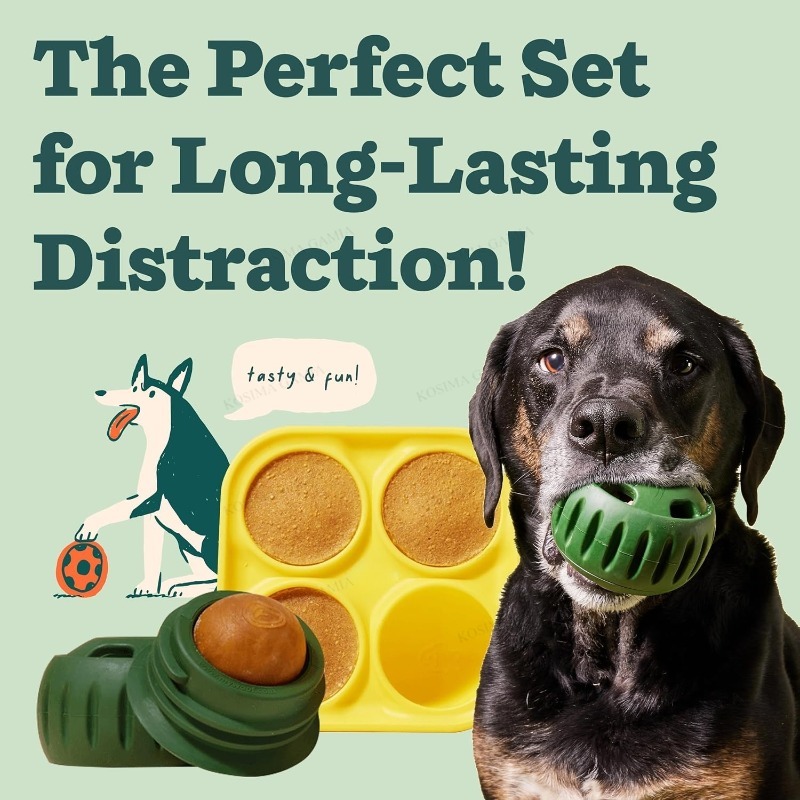 لعبة مضغ تفاعلية فاخرة وحديثة  - مراجعة Rubber Treat Dispensing Dog Toy وسعره