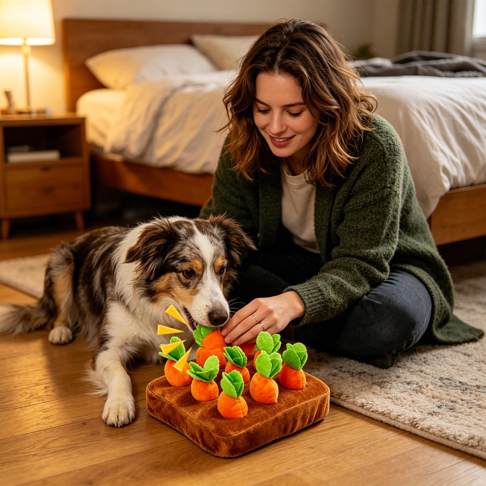 بساط تدريب الكلاب على شكل جزرة - مراجعة Snuffle Mat For Dogs وسعره