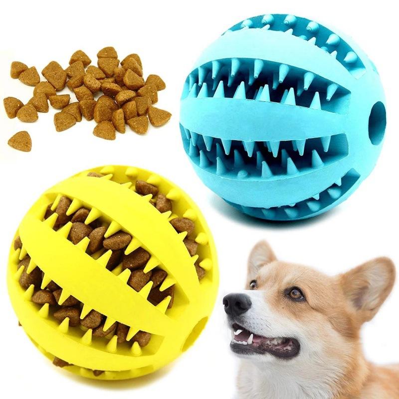كرة تفاعلية للكلاب، لعبة مطاطي - مراجعة Rubber Treat Dispensing Dog Toy وسعره