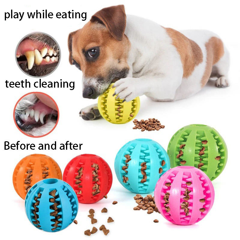كرة تفاعلية للكلاب، لعبة مطاطي - مراجعة Rubber Treat Dispensing Dog Toy وسعره