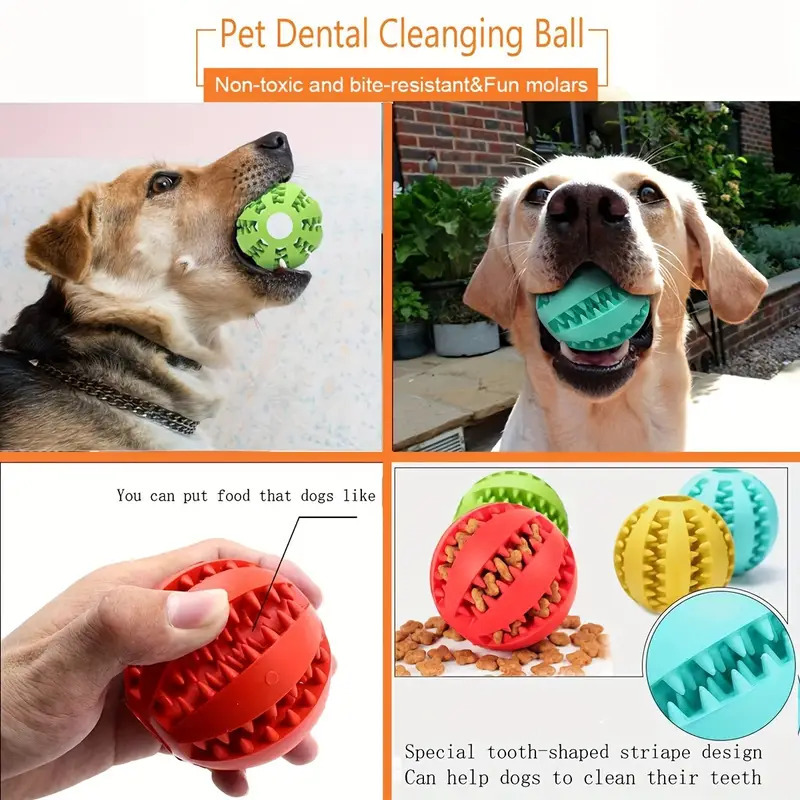 كرة تفاعلية للكلاب، لعبة مطاطي - مراجعة Rubber Treat Dispensing Dog Toy وسعره