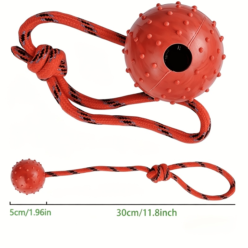 عبوتان من كرات الكلاب المطاطية - مراجعة Dog Rope Toy Aggressive Chewers وسعره