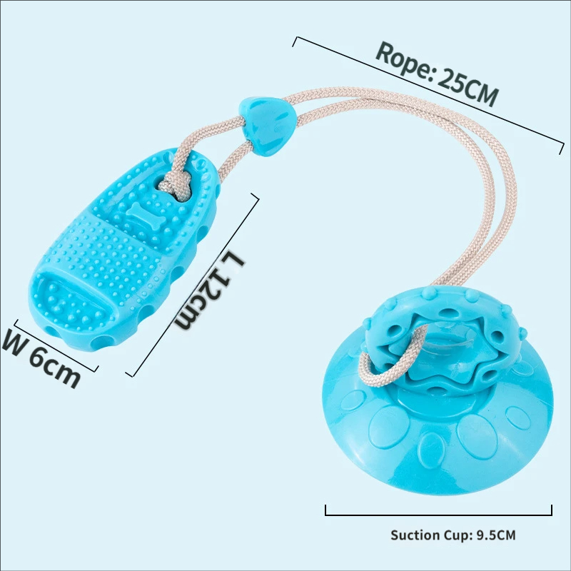 لعبة شد تفاعلية للكلاب بكأس شف - مراجعة Suction Cup Dog Tug Toy وسعره