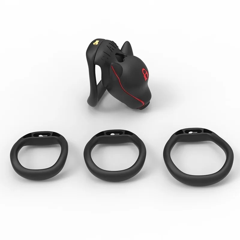 قفص العفة الرجالي المطور بقفل  - مراجعة Dog Toys وسعره