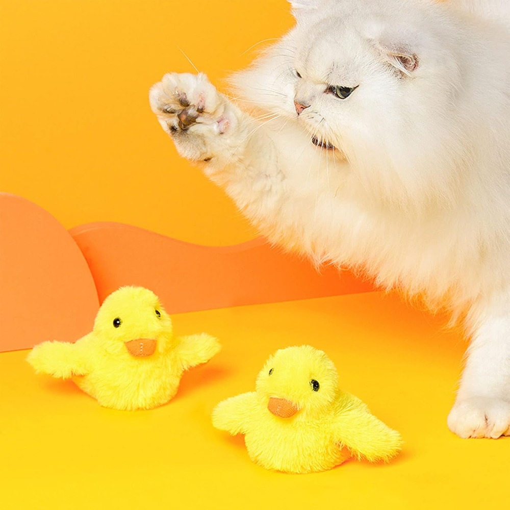 لعبة بطة كهربائية تفاعلية للقط - مراجعة Catnip Interactive Plush Mouse وسعره
