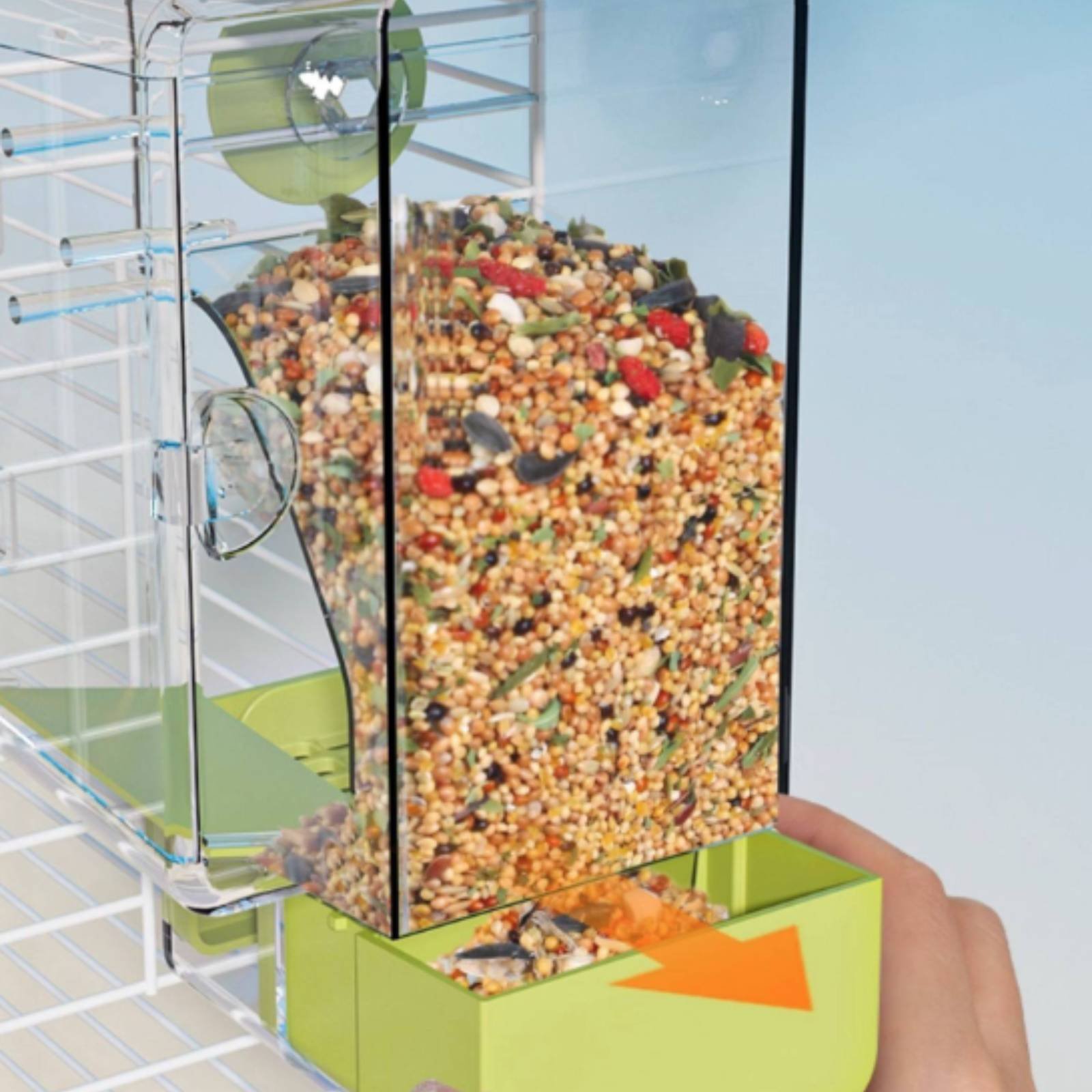 مغذي طيور مقاوم للرذاذ لا يترك - مراجعة Pet Feeders وسعره