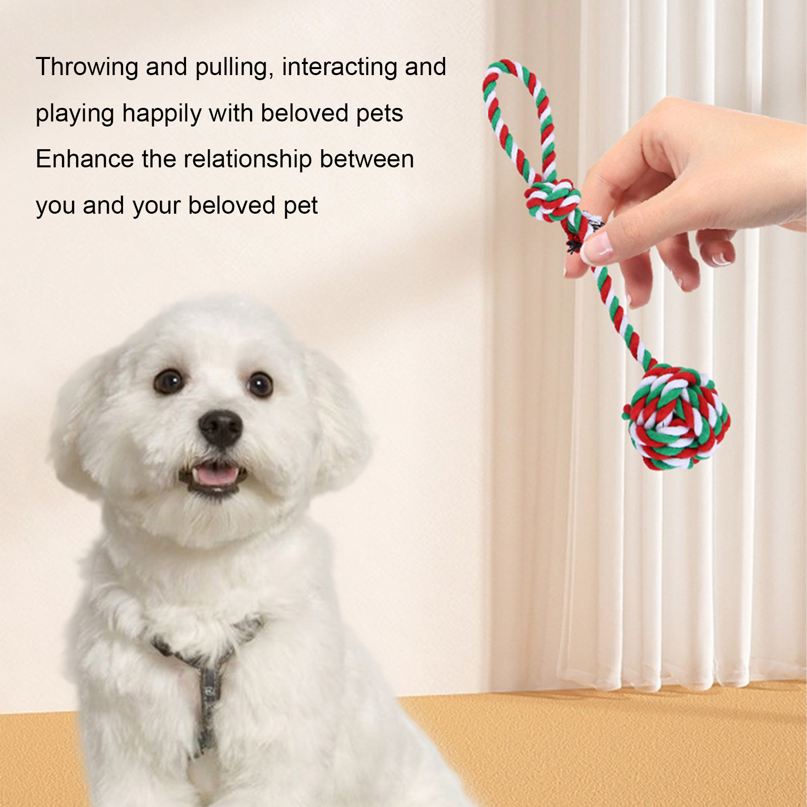 مجموعة ألعاب حبلية للكلاب للمض - مراجعة Dog Rope Toy Aggressive Chewers وسعره